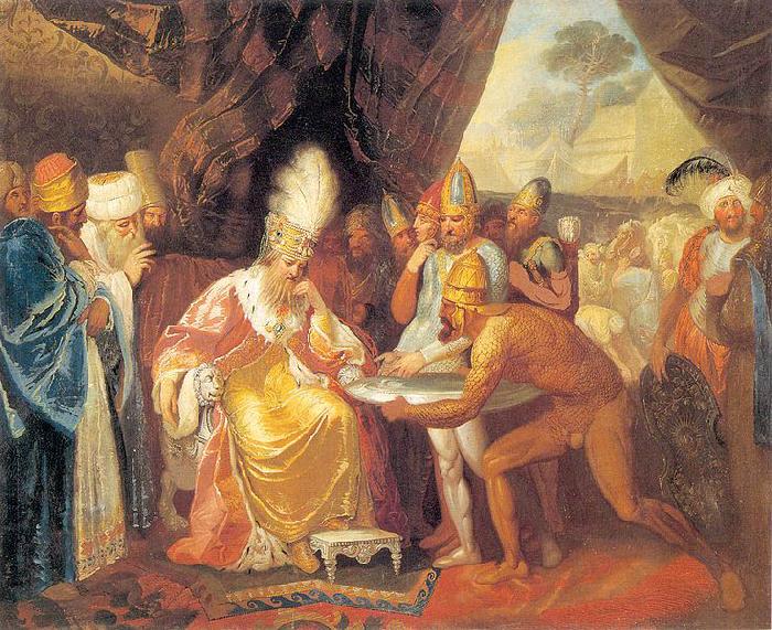 Franciszek Smuglewicz Scythians meeting with Darius Germany oil painting art